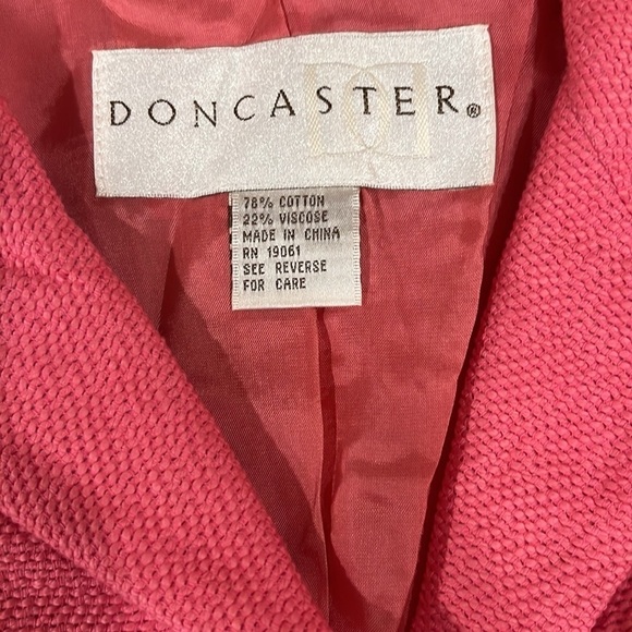 Doncaster Designer Pink Blazer Jacket Size 8 - Picture 4 of 6